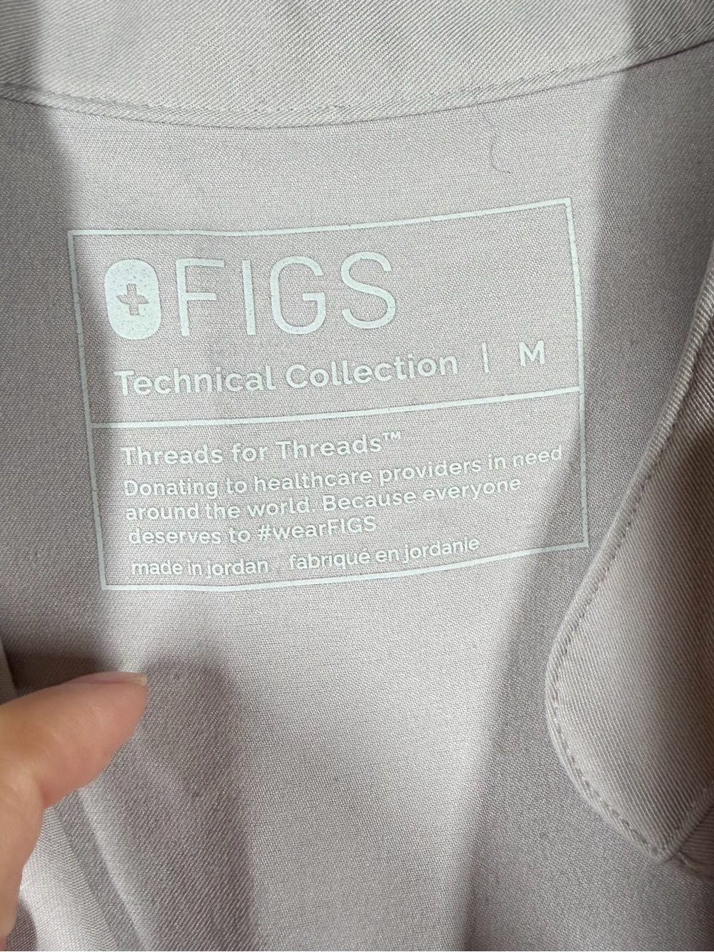 Figs Tan Rafaela Scrub Top - Picture 2 of 6